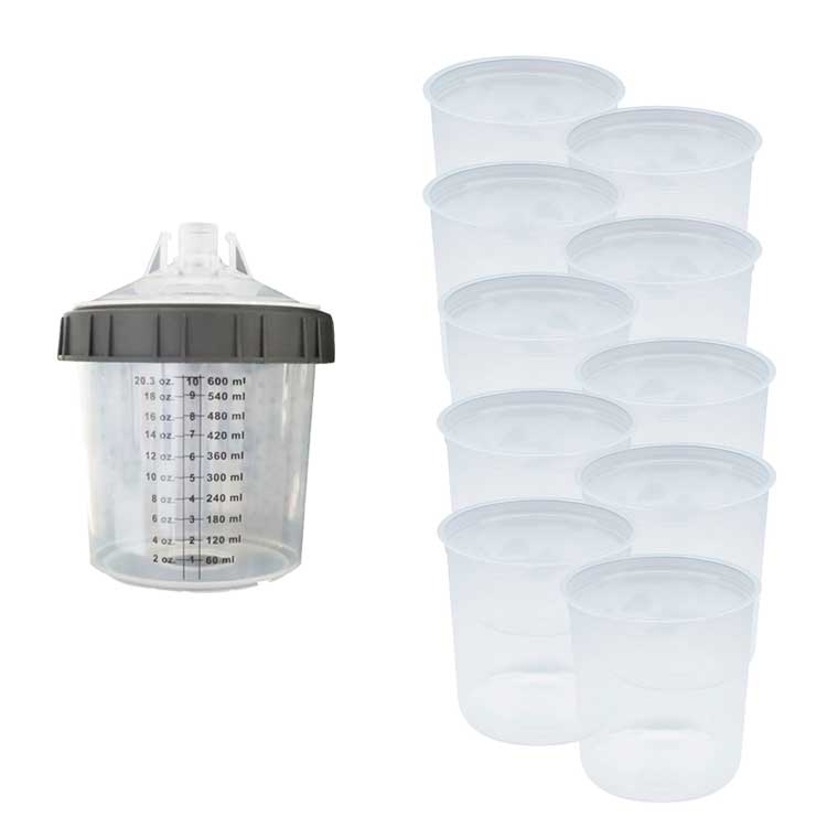 KIT SPW Webkits - 01 Caneca Completa 600ml e 10 Refil Camisa Interna - Pistolas