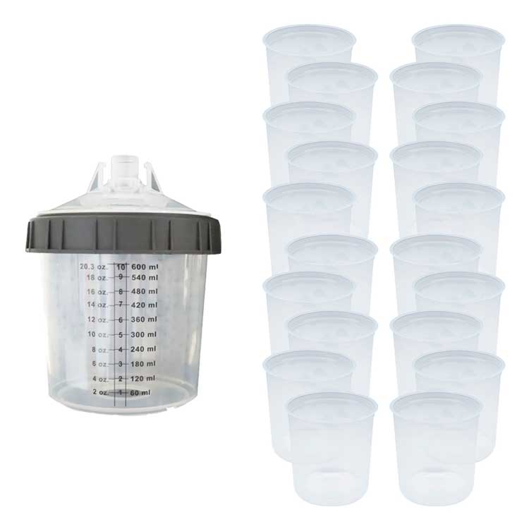 KIT SPW Webkits - 01 Caneca Completa 600ml e 20 Refil Camisa Interna - Pistolas