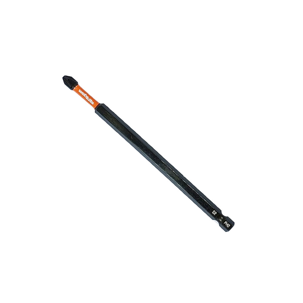 Bits Phillips 150mm PH2 de Impacto Imantado 1 Peça Webkits - Webkits