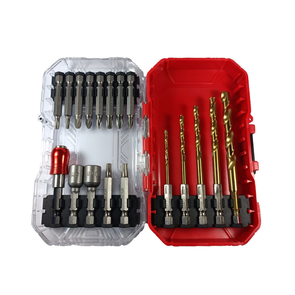 Jogo de Brocas e Bits Phillips Pozidriv Torx 18 Peças Webkits  - Promoções