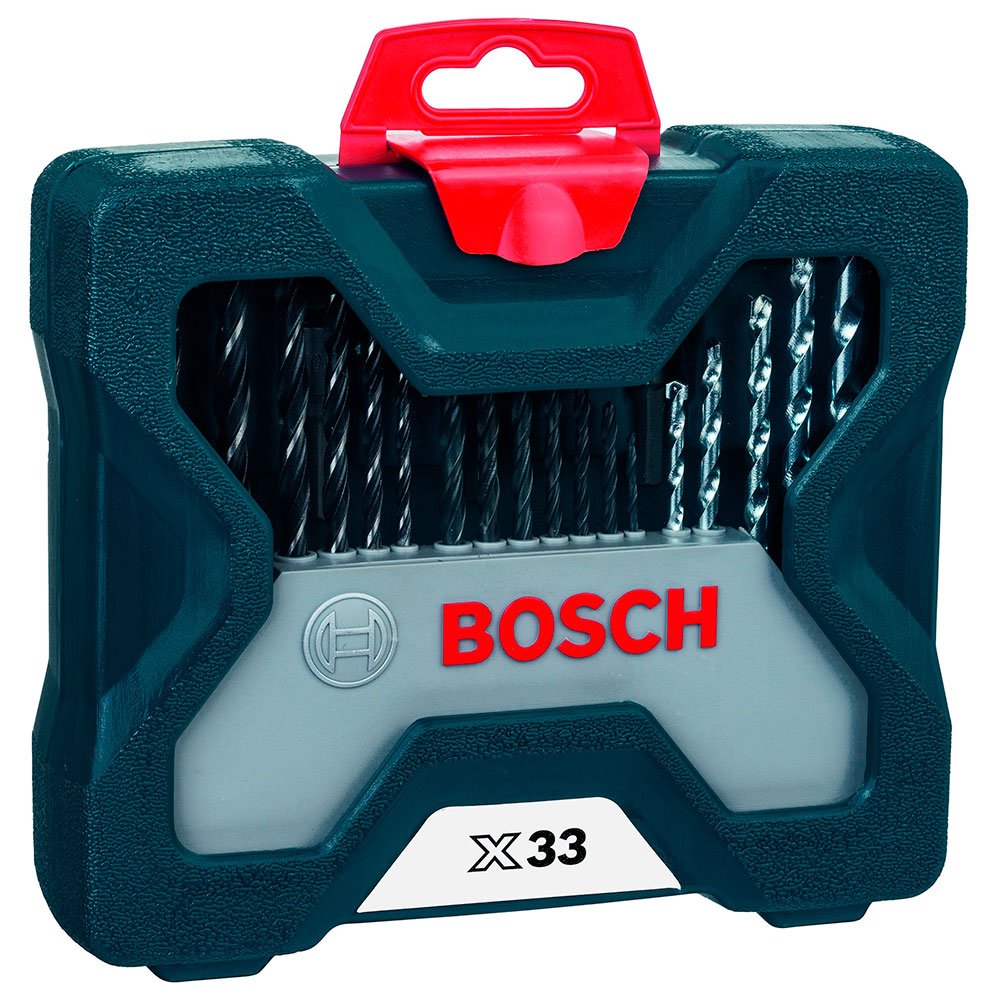 Kit de pontas e brocas Bosch para parafusar e perfurar  X-LINE 33 Peças com estojo - Brocas-e-Pontas