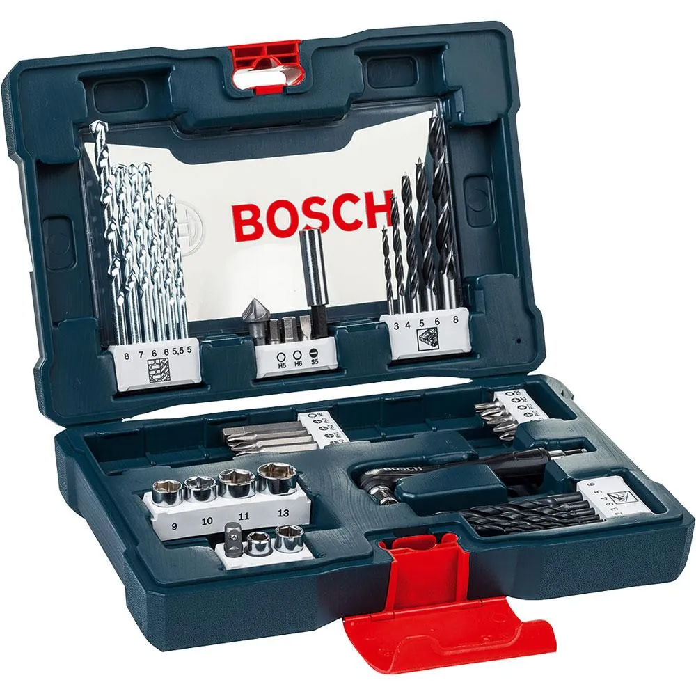 Jogo de Acessórios V-Line Titanium Bosch com 41 Peças TLG41 - Bosch