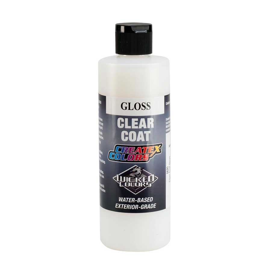 Createx Colors Gloss Acrilic Clear Coat - Verniz Acrilico Transparente Brilhante - 16oz 480ml - Promoções