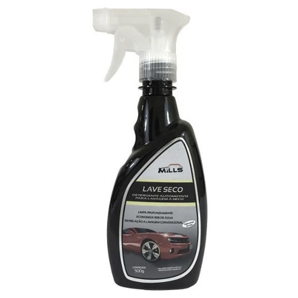 Lave seco automotivo Mills 500ml  - Shampoo-Flotador
