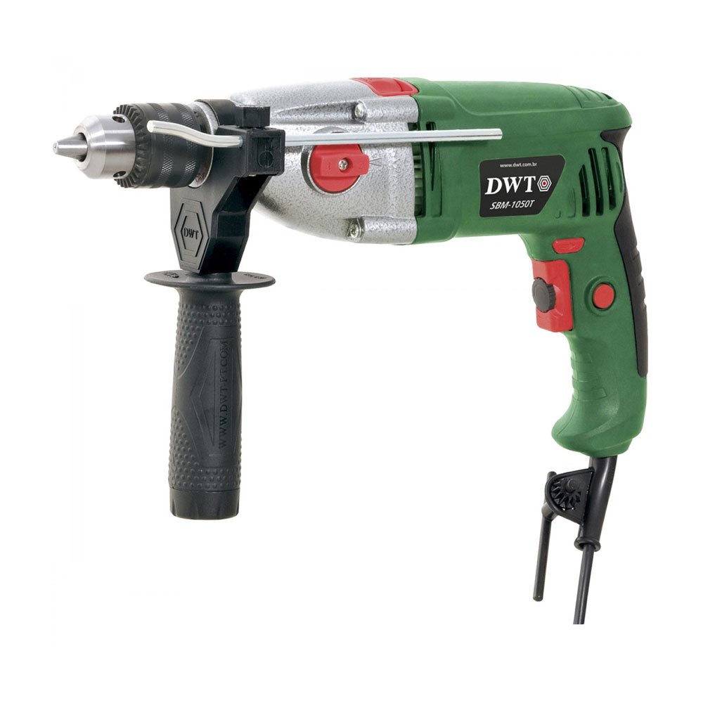 Furadeira Impacto DWT Profissional 1/2 polegada 1050 Watts - 220 Volts - FuradeiraMartelete