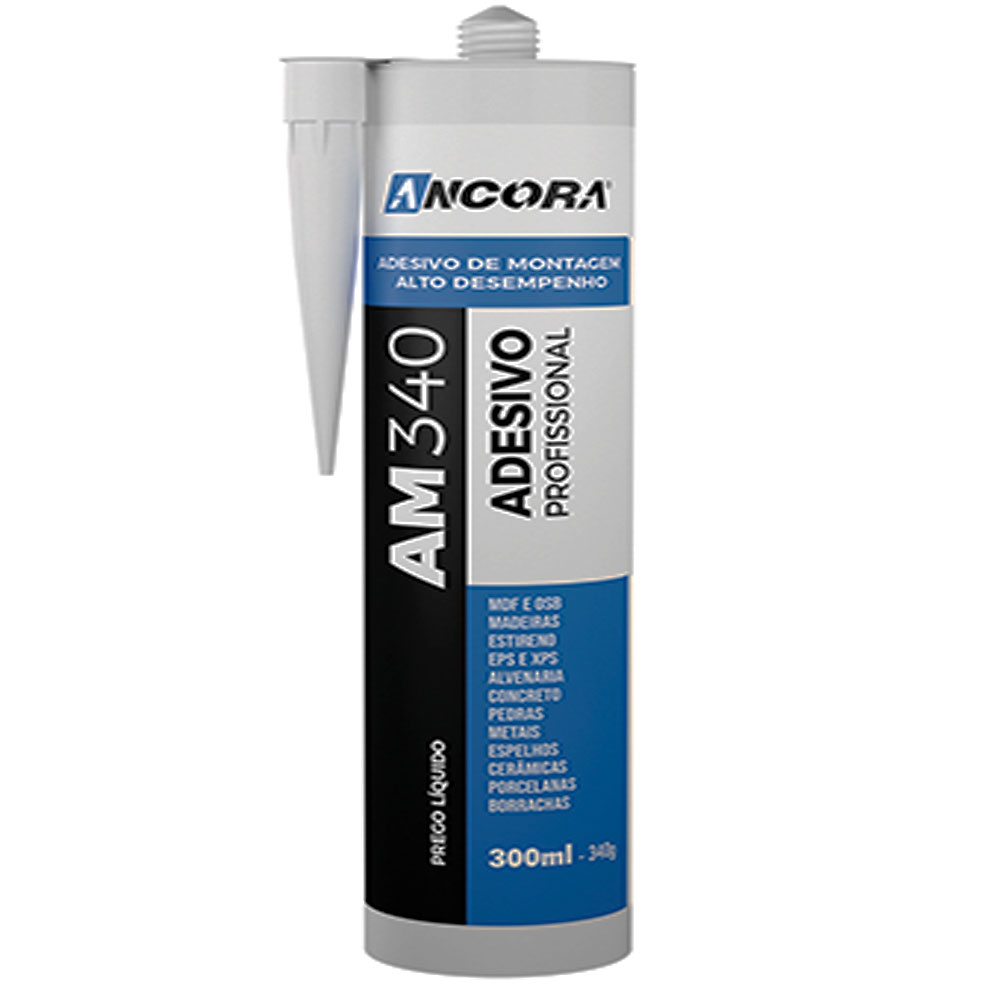 Adesivo de Montagem de Alta Resistencia 300ml/340g - Fixação-Quimica