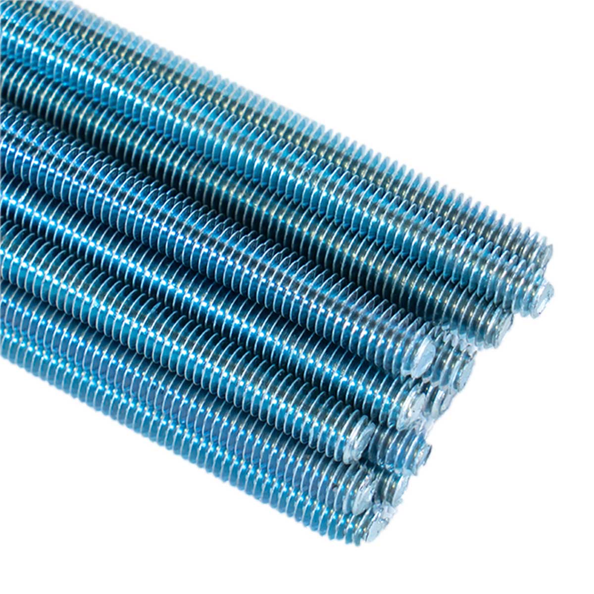 Barra Roscada 1/4 1M Zincada 1 unidade - Tecnyl