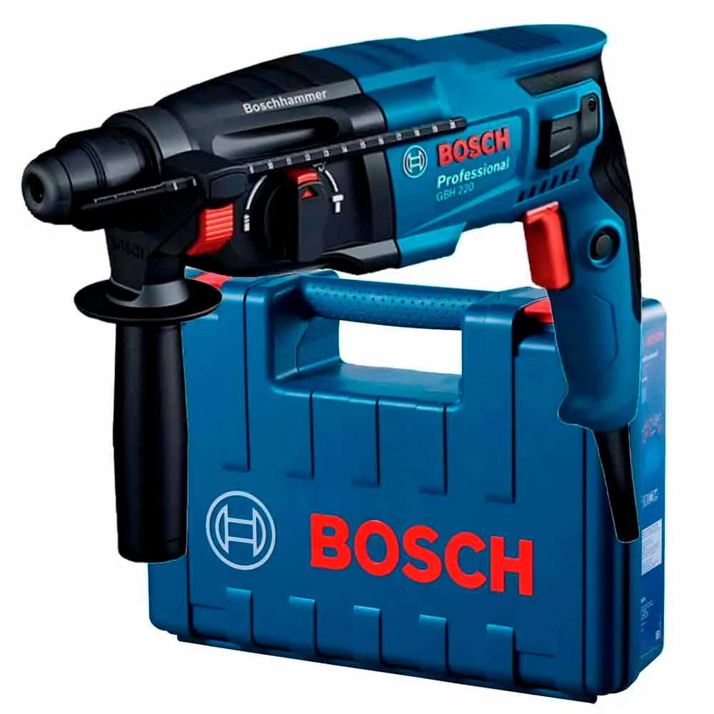 Martelete Perfurador Rompedor Bosch GBH 220 720W 220V SDS PLUS - FuradeiraMartelete