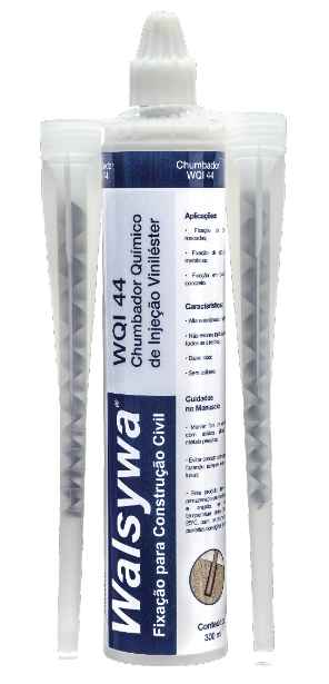 Chumbador Químico Walsywa WQI 44 300ML com bico aplicador - Fixação-Quimica