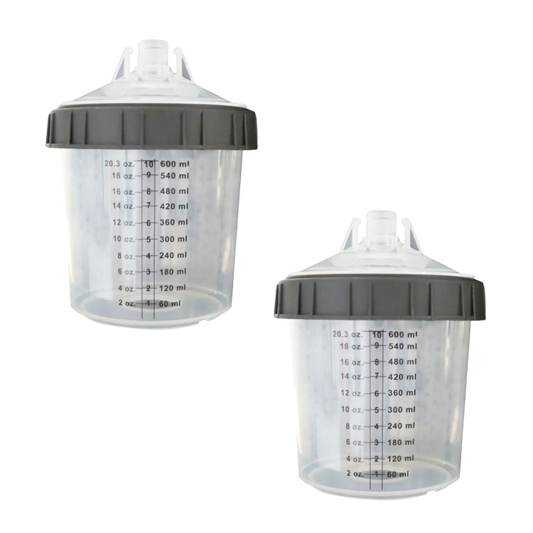 SPW Webkits - 02 Canecas Completa 600ml - Copo Externo, Refil Camisa, Tampa, Anel - Acessórios