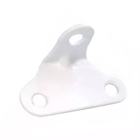 Cantoneira com 3 furos suporte para fixação de móveis e prateleiras Branca kit 4 peças - Metalúrgica-Kaby