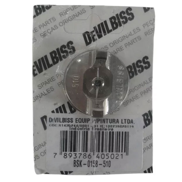 Capa de ar modelo BSK-158-510 para pistolas Devilbiss SGK e FLG  - Devilbiss