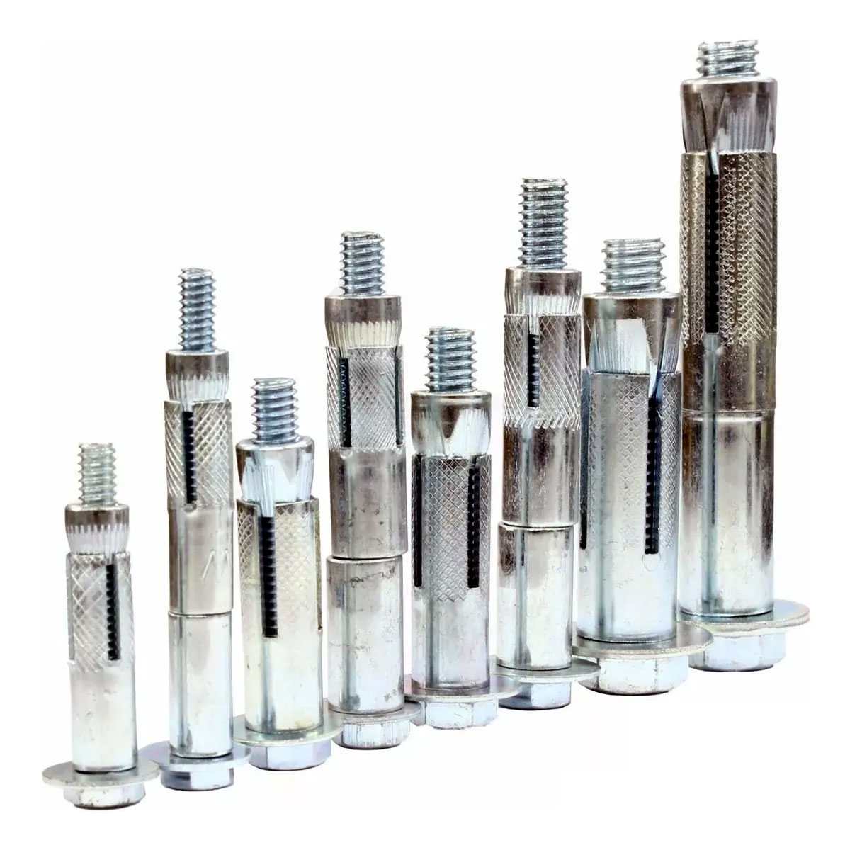 Chumbador Bucha Metálica Parabolt, Parafuso 1/4x2 POL. para Furos de 3/8 (10mm) - Walsywa