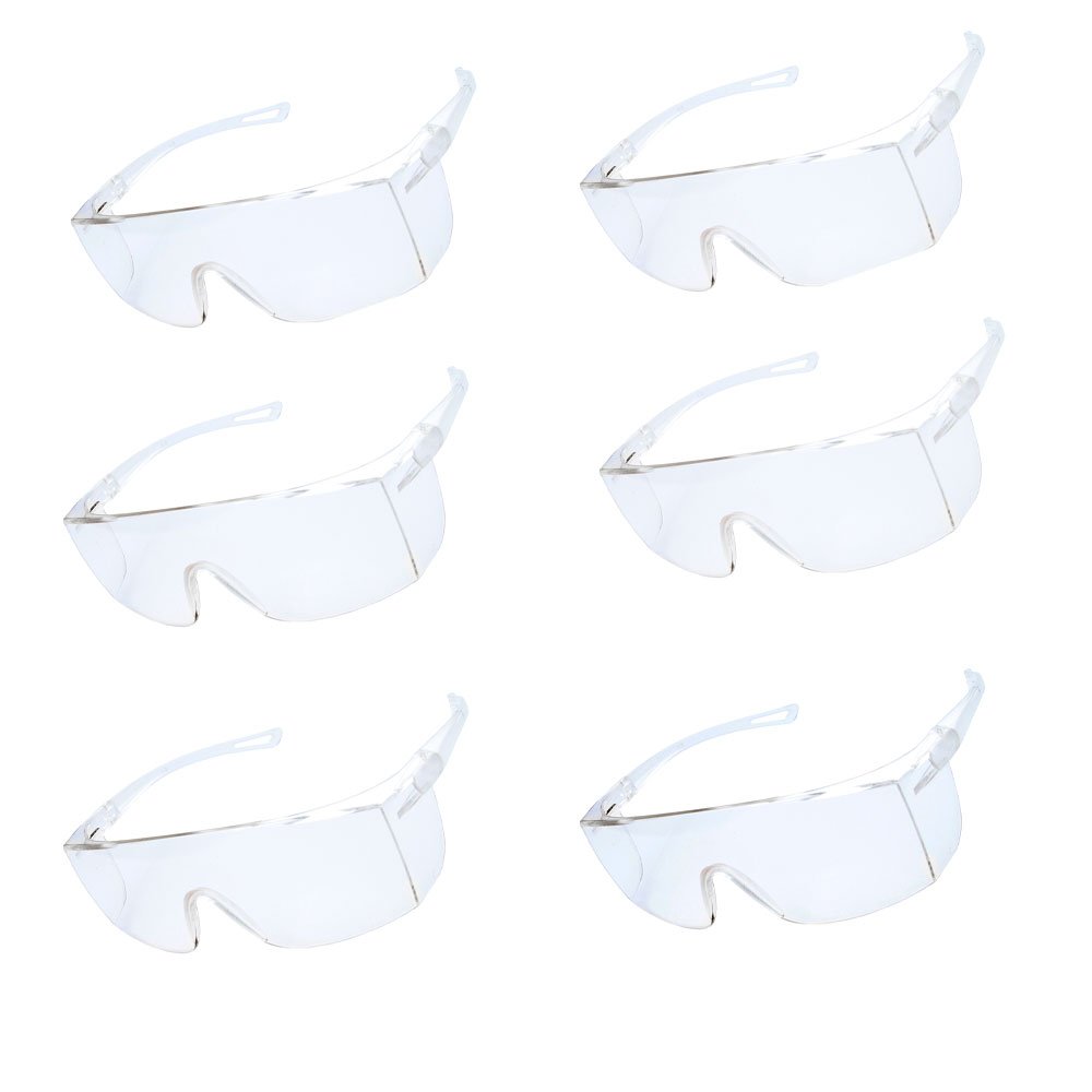 Kit 6 unidades Óculos de Proteção UV Delta Plus Sky Incolor - EPI  - Outros