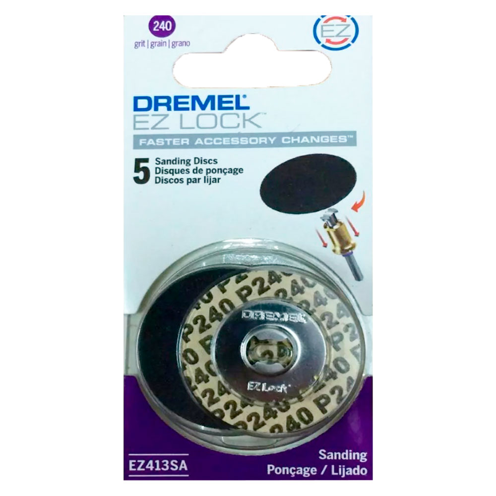 Disco de Lixa Ez Lock EZ413SA com 5 Unidades DREMEL - Novidades