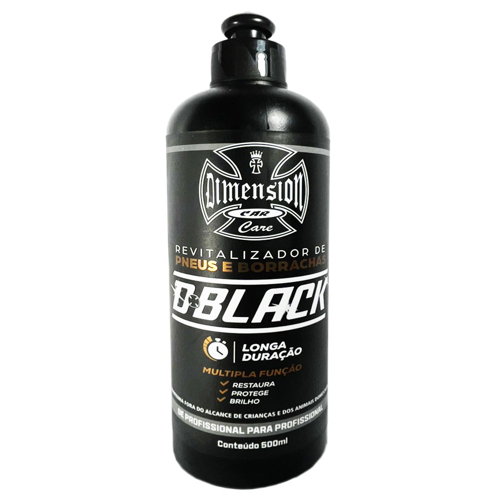 Revitalizador Pretinho de Pneus e Borrachas 500ml - Detalhamento-automotivo