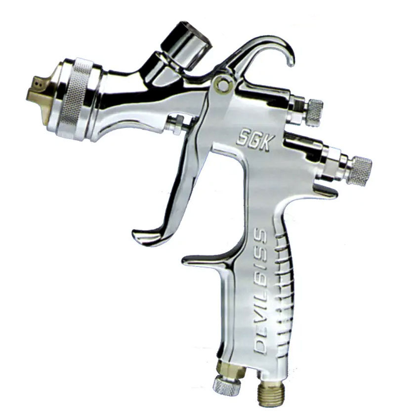 Pistola de Pintura SGK-600-BV Devilbiss HVLP Profissional 1.4mm para Base e Verniz 600 ml - Pistolas-HVLP