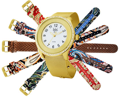Relógio Feminino troca pulseiras Fashion Analógico  - Relógios-Femininos