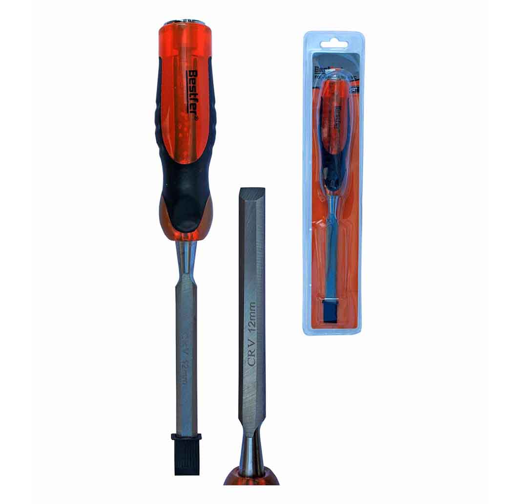 Formão Chanfrado com Cabo PVC 1/2pol - Novidades