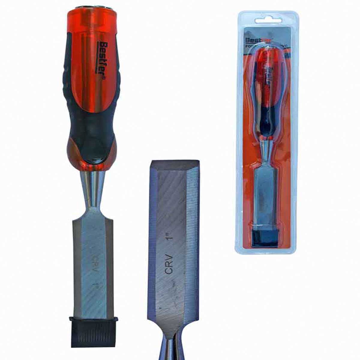 Formão Chanfrado com Cabo PVC 1pol - Novidades