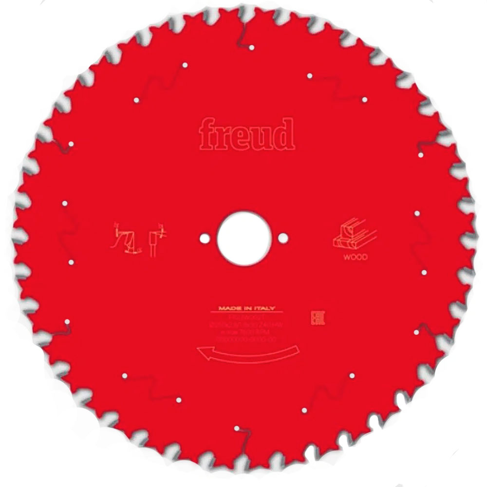 Disco de Serra Circular para Madeira 250mm x 40 Dentes FR23W002T - FREUD - Elétricas
