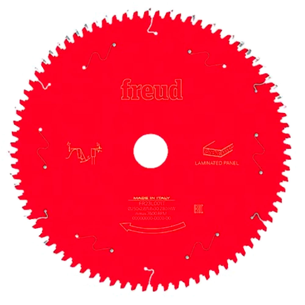 Disco de Serra Circular para Painel Laminado 250mm x 80 Dentes FR23L001T - FREUD - FREUD