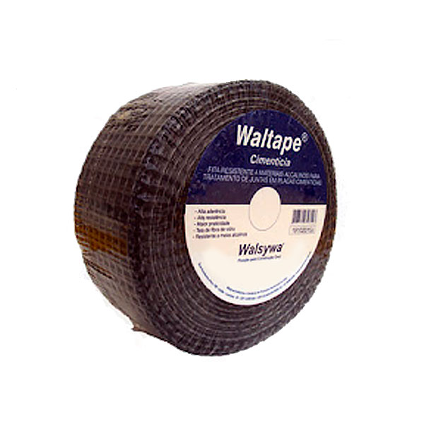 Fita Telada Autoadesiva Waltape Walsywa para Placa Cimentícia 102mm x 46m - Walsywa