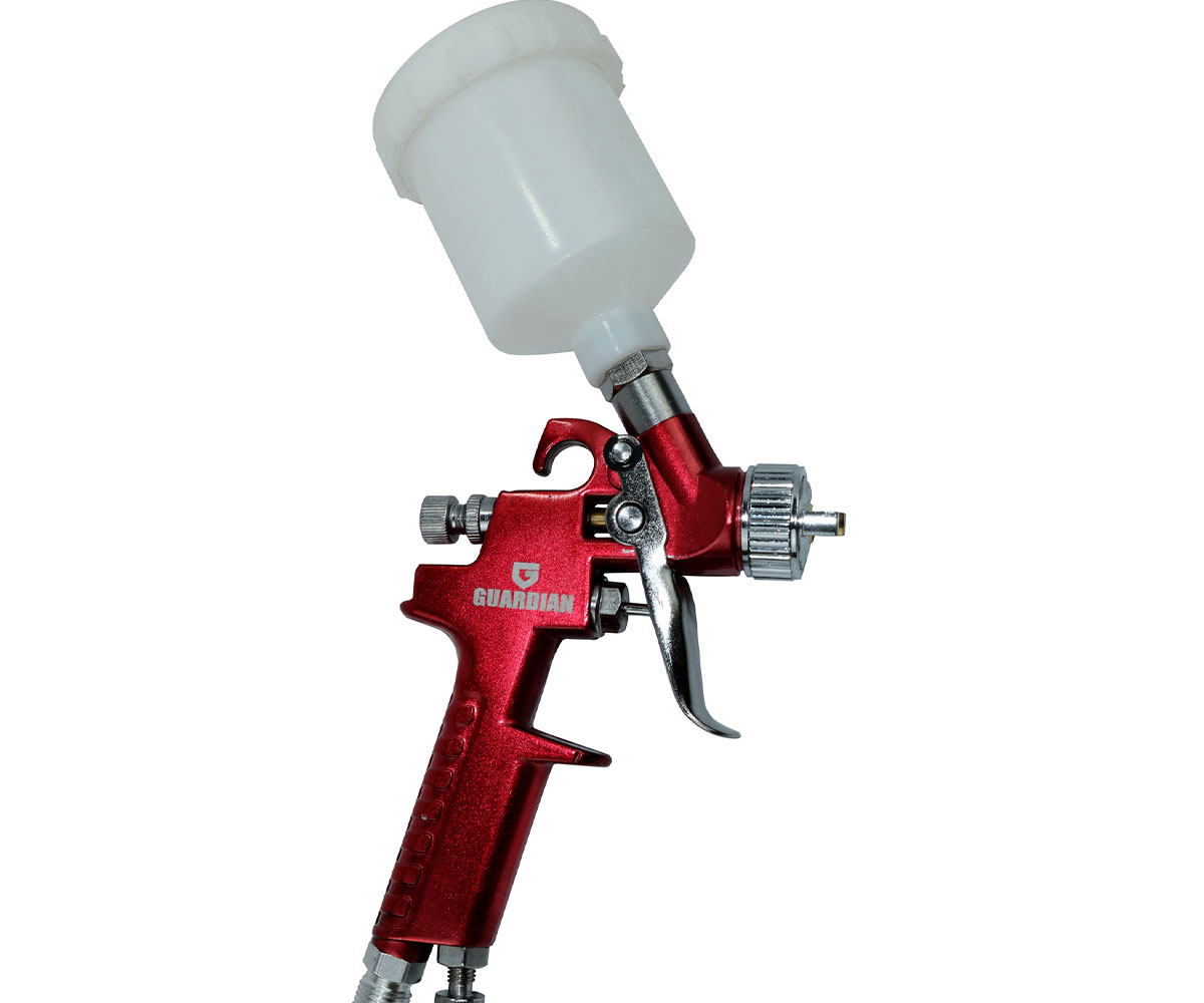 Mini pistola de Pintura Guardian H2000P 0.8mm copo 125ml - Pistolas-Retoque