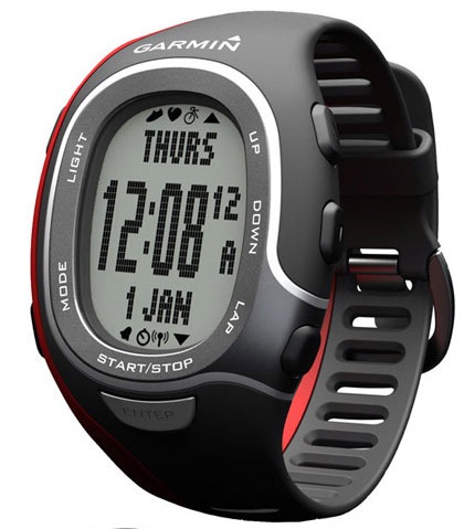 Monitor Cardíaco Garmin FR60 Preto-Vermelho Masculino - Relógios