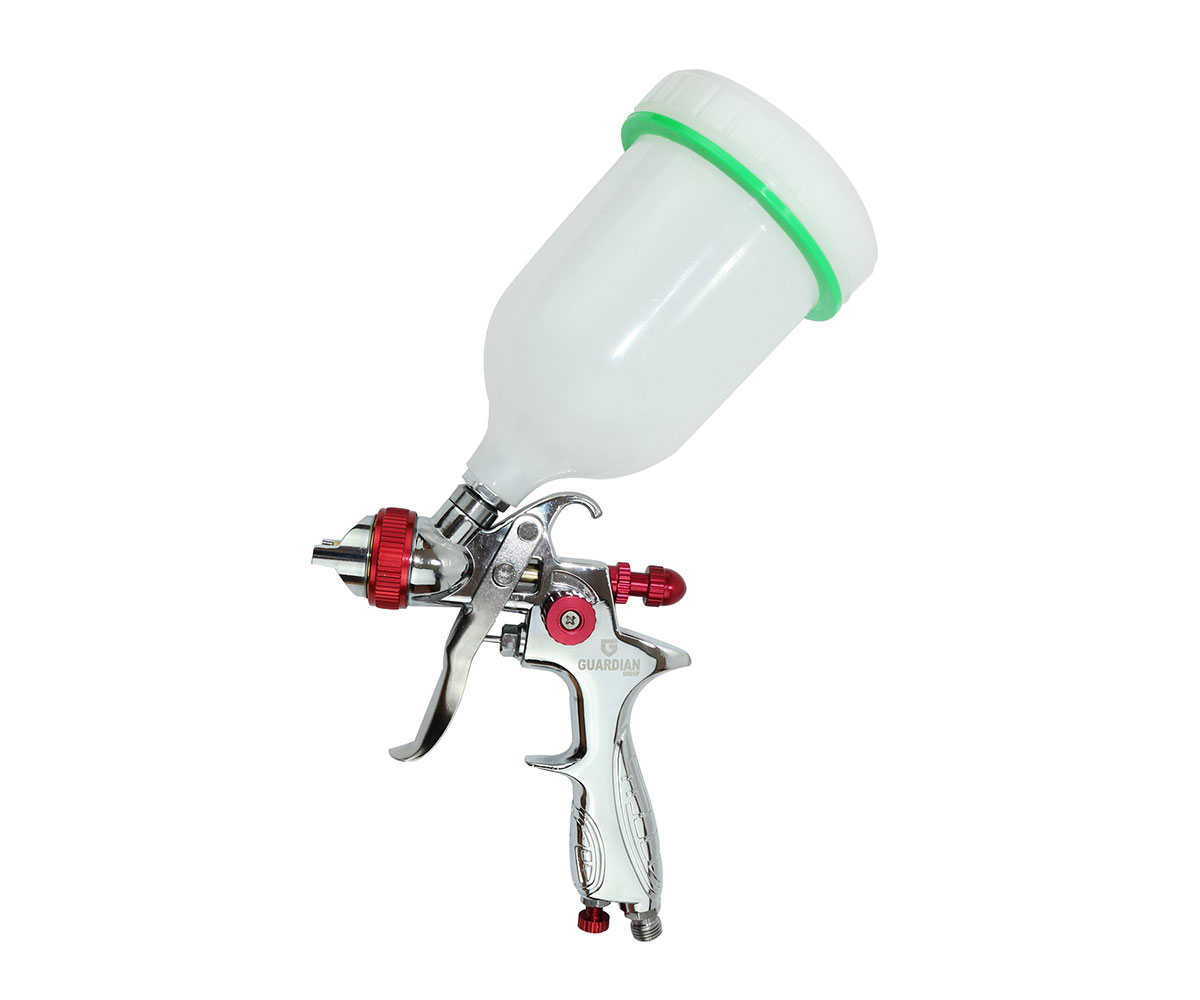 Pistola de Pintura Profissional bico 1.3mm HVLP H-887 600ML  - Guardian