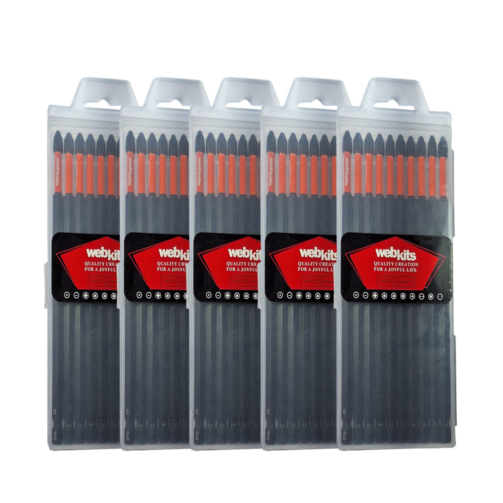 Bits Phillips 150mm PH2 de Impacto Imantado 50 Peças Webkits - Webkits