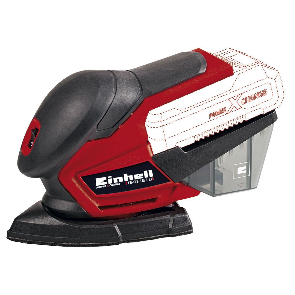 Lixadeira Multiuso Einhell a Bateria TE-OS 18-1 LI-SOLO - Einhell