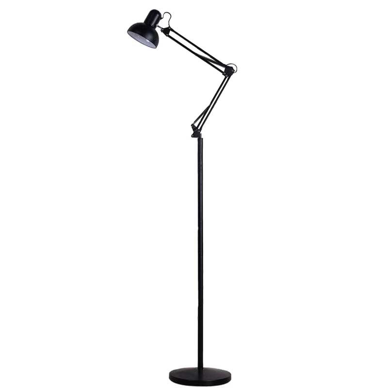 Luminária articulada abajur 930B pedestal coluna 1,9m para decoração - PRETA - Iluminação