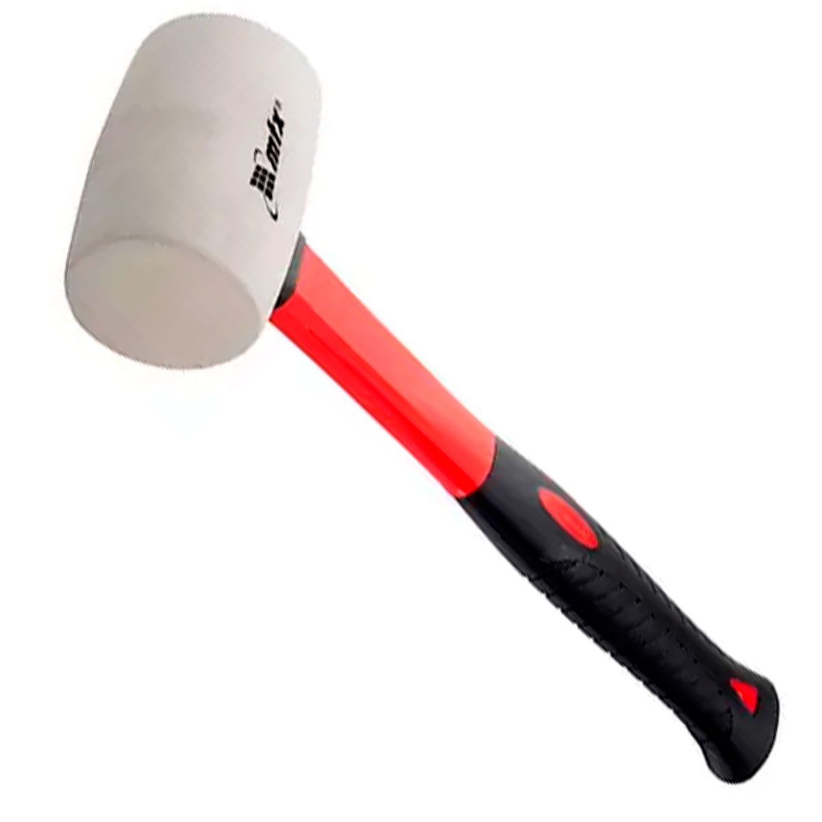 Martelo de borracha branca 55mm 450g com cabo fibra de vidro MTX - MTXToolsWorld