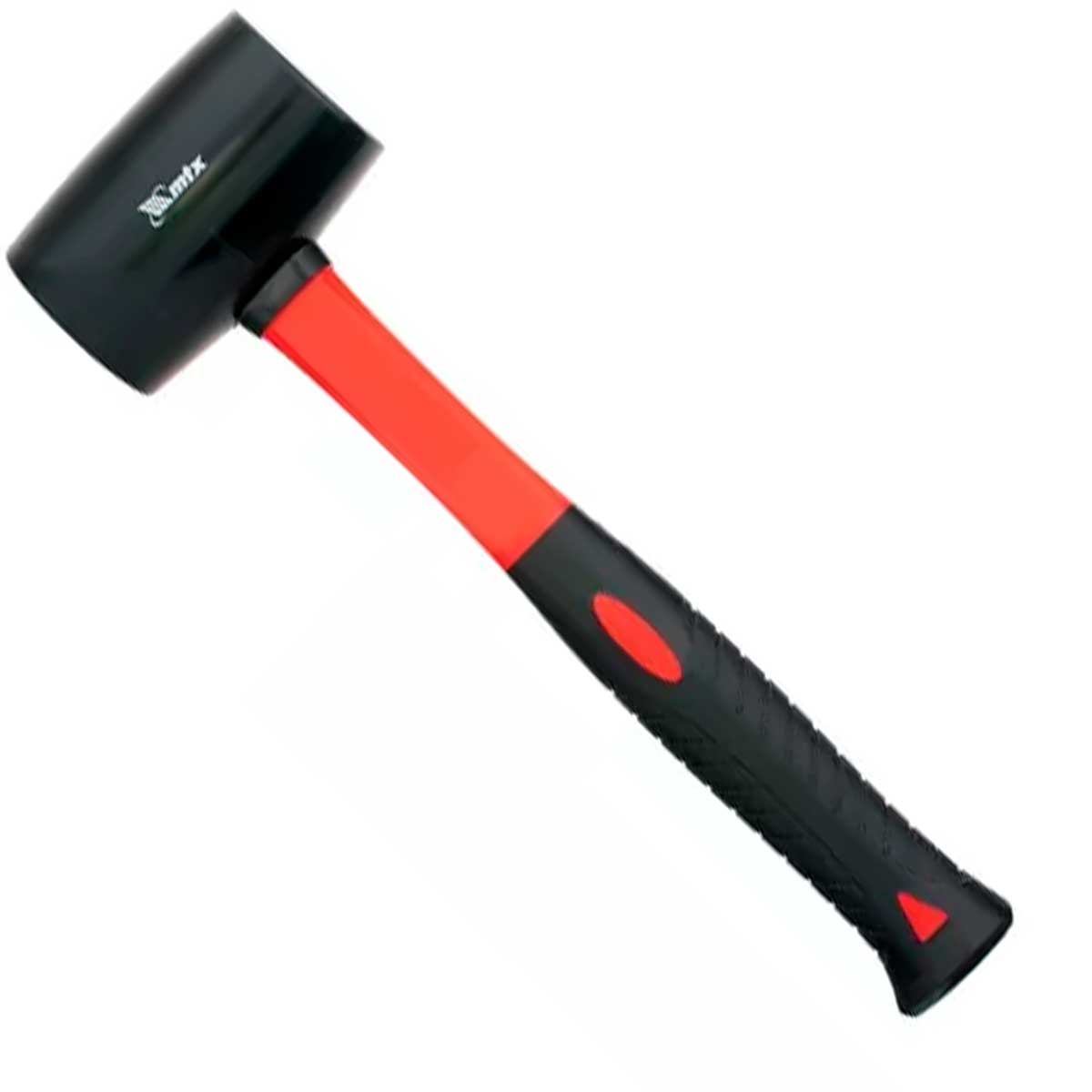 Martelo de borracha preta 55mm 450g com cabo fibra de vidro MTX - MTXToolsWorld