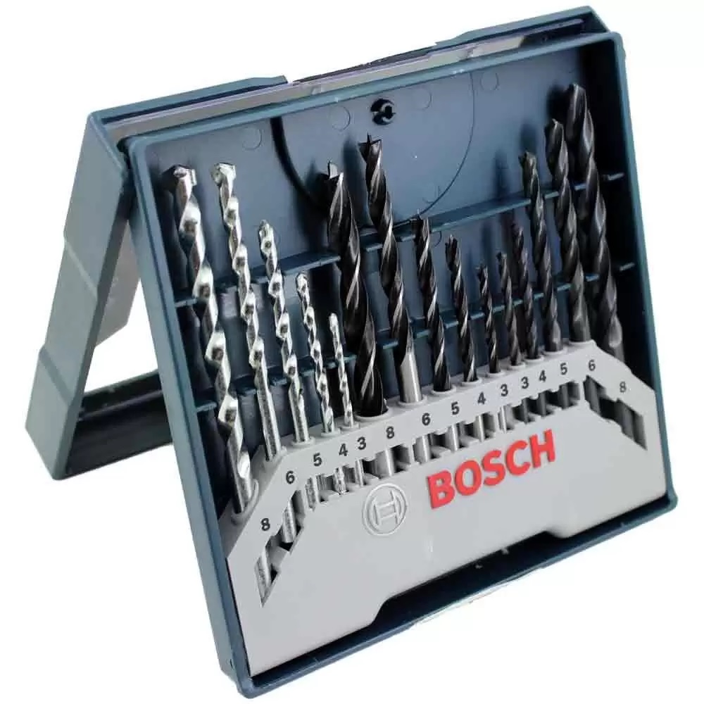 Jogo de Brocas Bosch X-Line 15 Peças para furadeiras - Manuais
