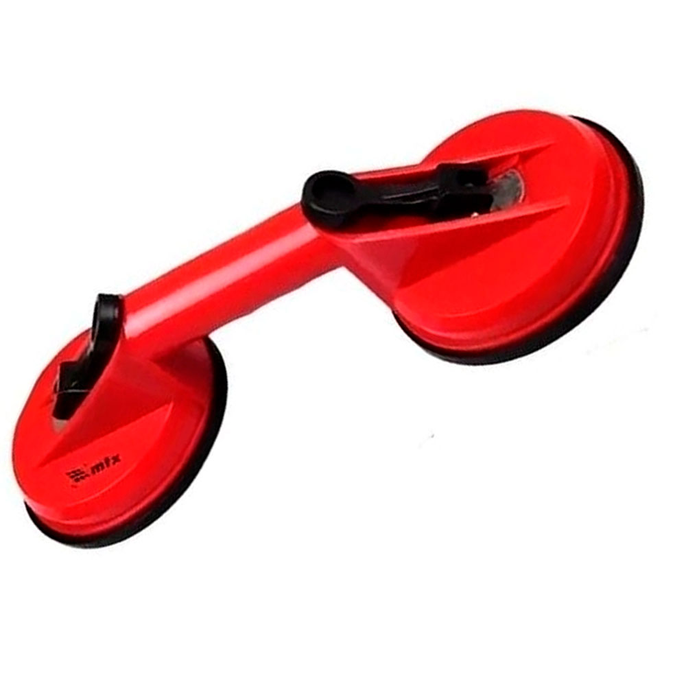 Ventosa Dupla de plástico para Vidro/Porcelanato 80kg MTX - MTXToolsWorld