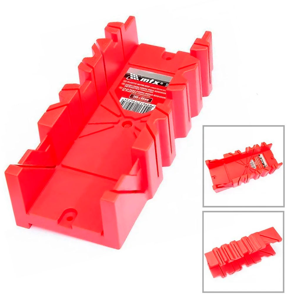 Caixa para Serra Meia Esquadria Plástica 300x90mm MTX - MTXToolsWorld