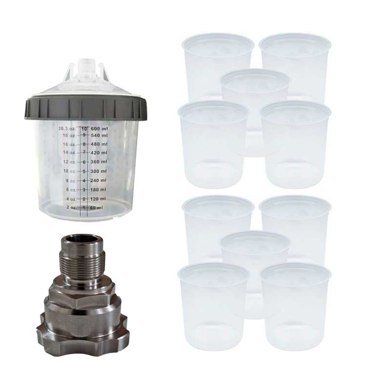 KIT SPW Webkits - 01 Caneca Completa 01 Adaptador WALCOM X-LIGHT e 10 Refil Camisa Interna - Acessórios