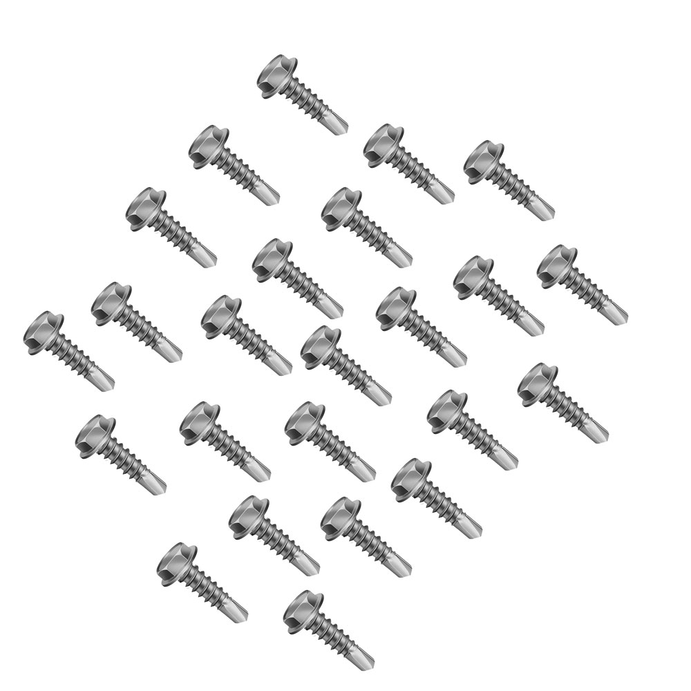 Parafuso Sextavado com serrilha 4,2x13mm Ponta broca - 1500 peças - Paraca-Parafusos