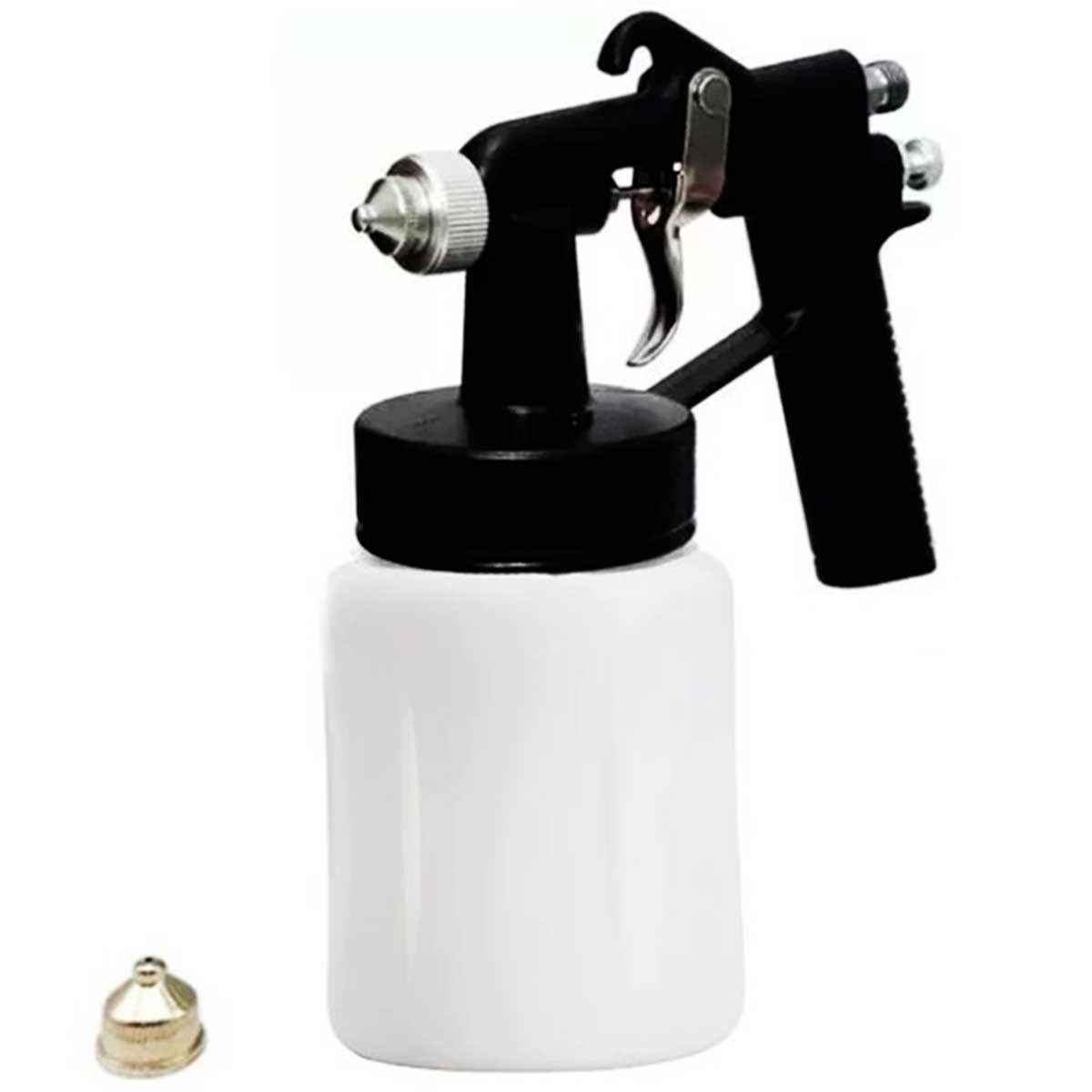 Pistola de PIntura Ar Direto 1.3mm Caneca 650ml - Pistola-Ar-Direto