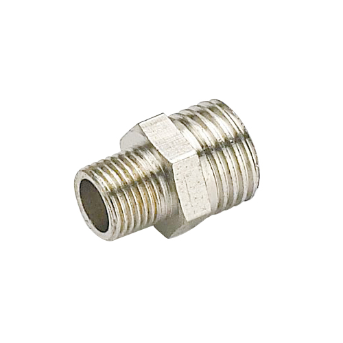 Adaptador Niple reto conexão 1/4 macho X 1/8 macho com rosca BSP - Acessórios