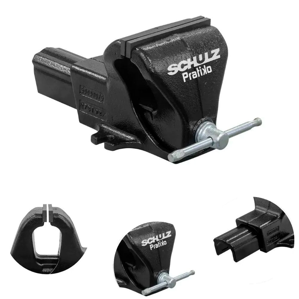 Morsa Torno de Bancada Profissional Número 3 Schulz Pratiko  - Promoções