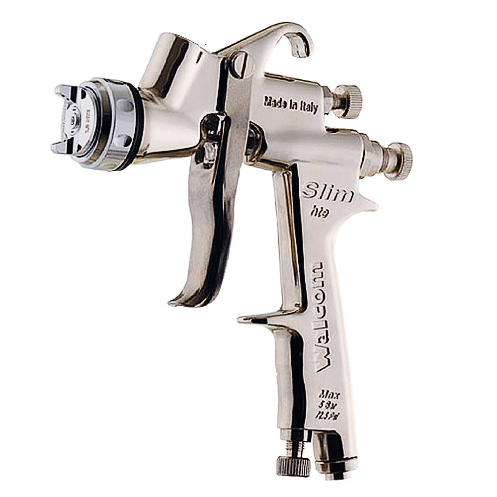 Pistola Walcom Slim HTE HALO 1.3 mm Profissional com estojo - Pistolas-HVLP