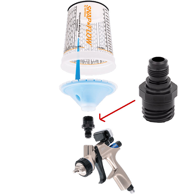 Adaptador SnapNFlow DeVilbiss para pistolas Sagola - Promoções