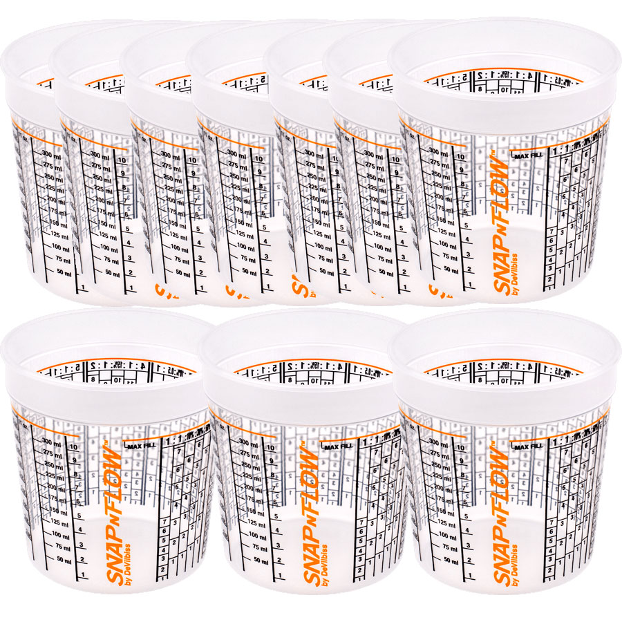 Caneca de medida SnapNFlow Devilbiss 450ml - 10 und - Devilbiss