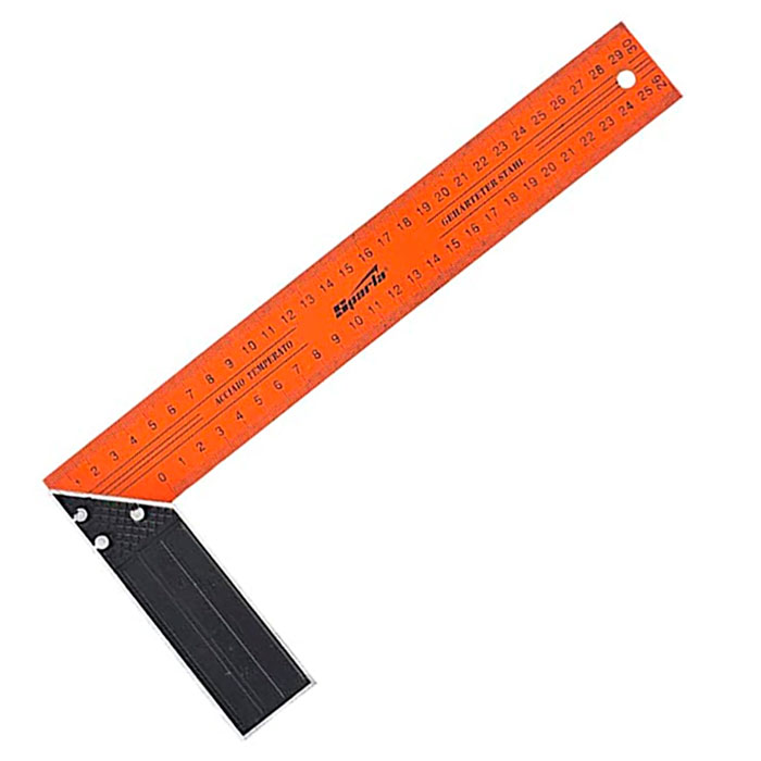 Esquadro Combinado Profissional de aço 300mm 90 Graus com cabo metálico  - Sparta