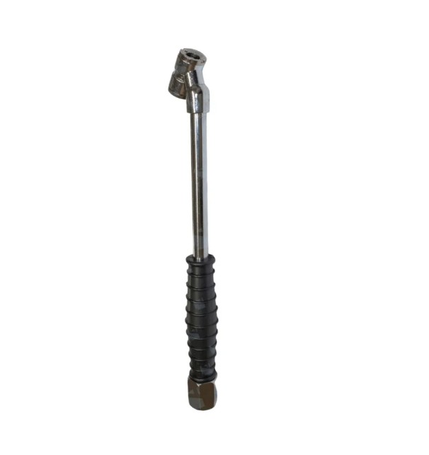 Bico Inflador Duplo para Pneus 1/4 250mm Cabo de Borracha - Novidades