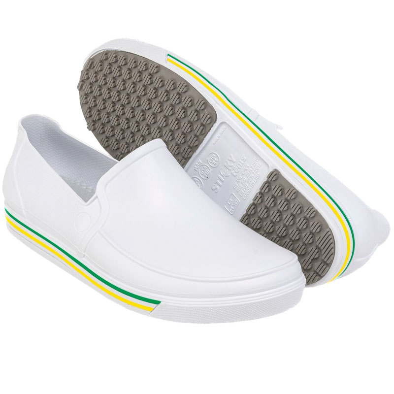 Sapato EPI Antiderrapante Impermeável Branco com fachete Brasil TAM 41 Masculino - EPIs