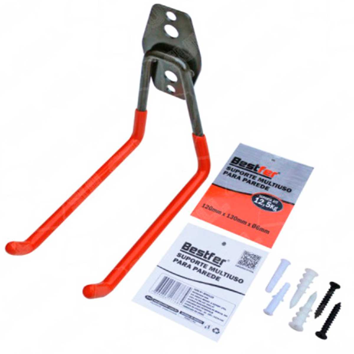 Suporte Multiuso Para Parede 120mm x 130mm 12,5kg - Novidades
